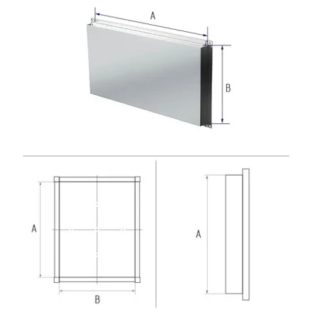 Заглушка прямоугольная 0,7мм